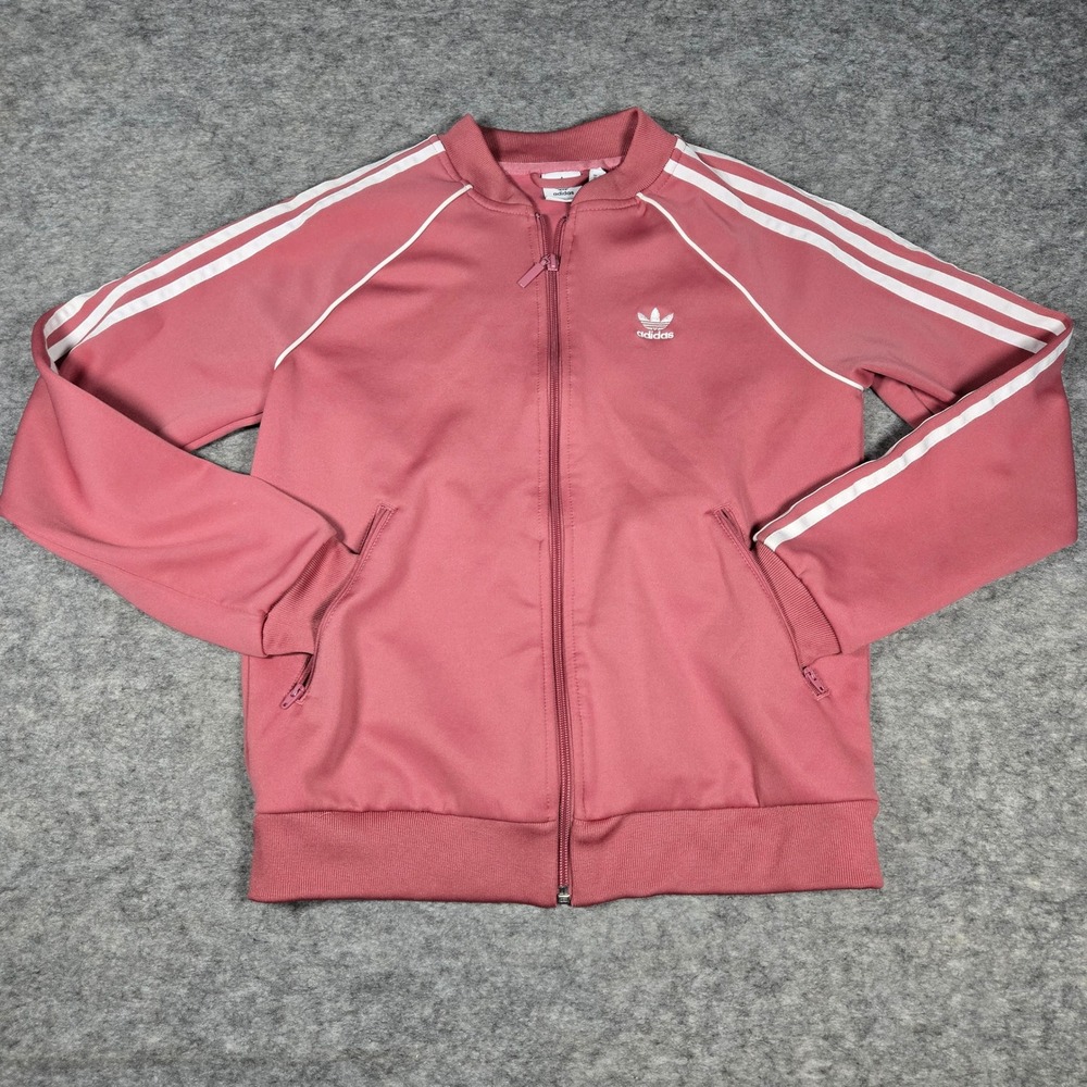 Adidas Womens Pink Originals SST Sporty Track Jacket S